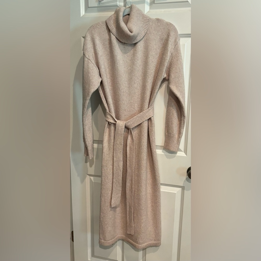 Blush sweater dress